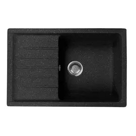 Кухонная мойка aquagranitex черный m-27 /308