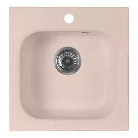 Кухонная мойка aquagranitex розовый m-43 /315