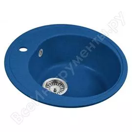 Кухонная мойка aquagranitex синий m-08 /323