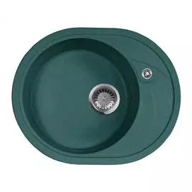 Кухонная мойка aquagranitex зеленый m-18l /305