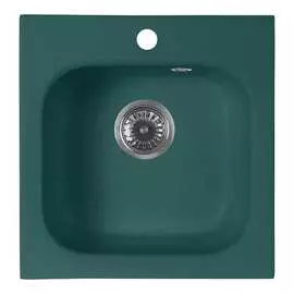 Кухонная мойка aquagranitex зеленый m-43 /305