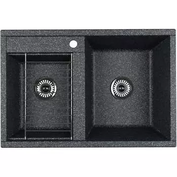 Кухонная мойка AQUATON Делия 78 DBL 64593