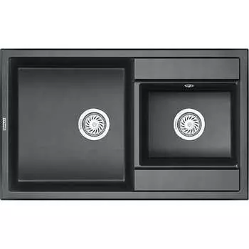 Кухонная мойка GRANULA GR-8201 шварц