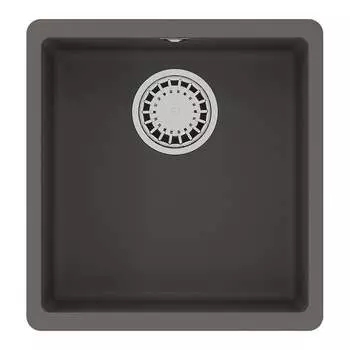 Кухонная мойка Lemark SINARA 400-U цвет: серый шёлк 9910065