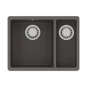 Кухонная мойка Lemark SINARA 550.2-U цвет: серый шёлк 9910083