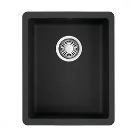 Кухонная мойка omoikiri kata 34-u-bl artgranit/черный 4993382