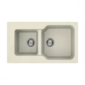 Кухонная мойка omoikiri maru 86-2-be tetogranit/ваниль 4993285