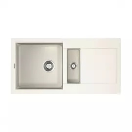 Кухонная мойка omoikiri sakaime 86-2-wh tetogranit/белый 4993129