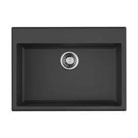 Кухонная мойка omoikiri tedori-68-bl tetogranit/черный 4993964