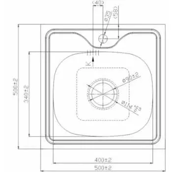Кухонная мойка РМС MG6-5050