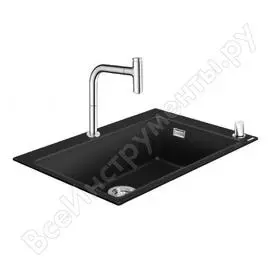 Кухонная мойка со смесителем hansgrohe 43218000 c51-f660-07 00000061696