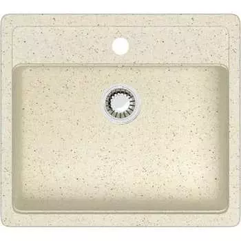 Кухонная мойка Teymi Helmi 57x50, бежевая матовая T120108 ЦБ-00266888
