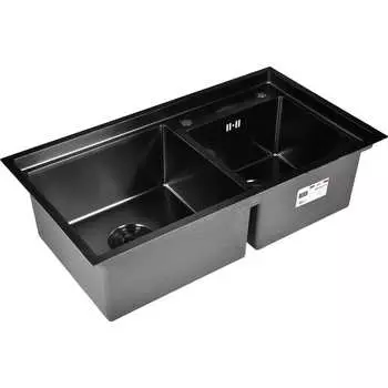 Кухонная мойка WISENT 7843B-S WS37843B-S/341-11-24/W405B