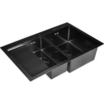 Кухонная мойка WISENT WS37851B-SR/WS-02-2B