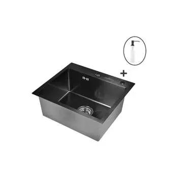 Кухонная мойка WISENT 5044B WS35044B/W405B/WGER010