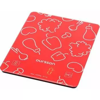 Кухонные весы OURSSON KS1001GD/RD