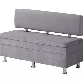 Кухонный диван НОРТА norta hippo 1200x490x770 серый 4657792958390
