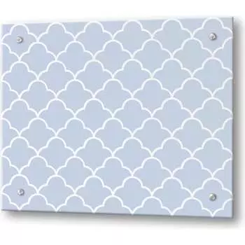 Кухонный фартук на стену ООО Оптион Арабеска голубая 83021