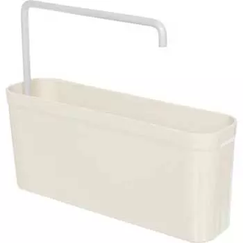 Кухонный органайзер для моющих средств PRIMANOVA с вешалкой для тряпки (бежевый), 27x14,5x7 см M-E78-09