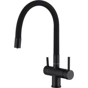 Кухонный смеситель EMAR ЕС - 3015 black