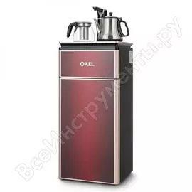 Кулер с чайным столиком тиабар ael lk--51a red 00297