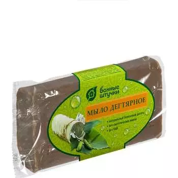 Кусковое дегтярное мыло для бани и сауны Банные штучки 33675