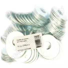 Оцинкованная кузовная шайба Стройметиз М14 DIN9021 (100 шт.) 3070088