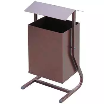 Квадратная металлическая урна Комплект-Агро KA5856