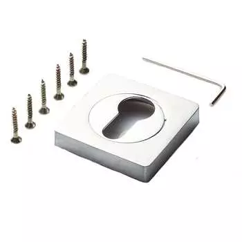 Квадратная накладка на цилиндр PUERTO КВ INET AL 02 CP