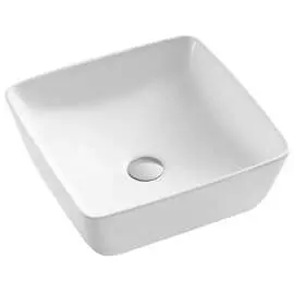 Квадратная накладная умывальник-чаша Ceramicanova FORM CN2002