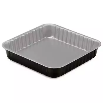 Квадратная рифленая форма для выпечки GUARDINI Silver Elegance 74524SEGNAM