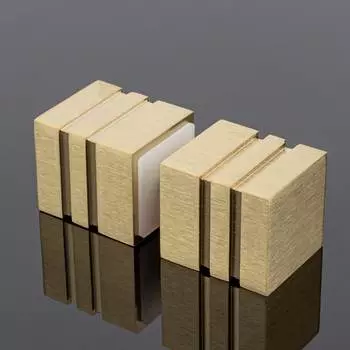 Квадратная ручка кноб SERVICE PLUS RK02-303BGD/sus304