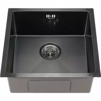 Квадратная врезная мойка MELANA