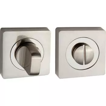 Квадратная завертка к ручкам PUERTO B2B BK AL 2 SN/CP