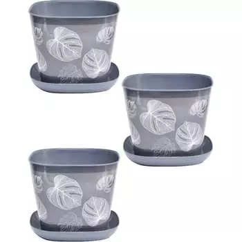 Квадратное кашпо Violet N-Kahpo-3/-38137-51