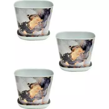 Квадратное кашпо Violet N-Kahpo-3/-38137-50