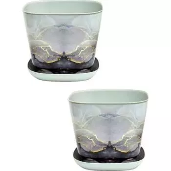 Квадратное кашпо Violet N-Kahpo-2/-38150-50