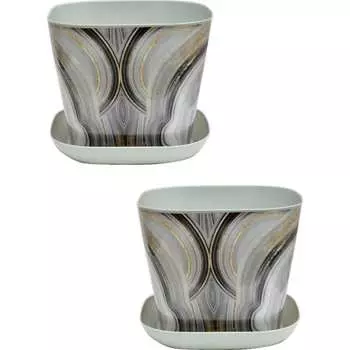 Квадратное кашпо Violet N-Kahpo-2/-38173-50