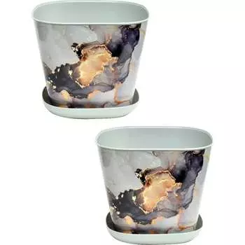 Квадратное кашпо Violet N-Kahpo-2/-38137-50