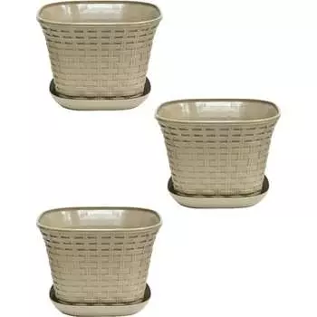 Квадратное кашпо Violet N-Kahpo-3/-36911-19