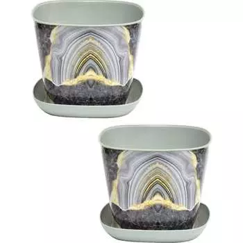 Квадратное кашпо Violet N-Kahpo-2/-38113-50