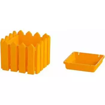 Квадратное малое кашпо ELLASTIK-PLAST