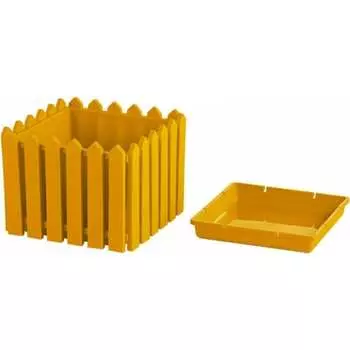 Квадратное среднее кашпо ELLASTIK-PLAST