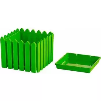 Квадратное среднее кашпо ELLASTIK-PLAST