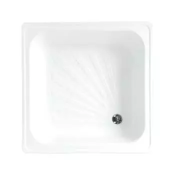 Квадратный стальной поддон Loranto 77018