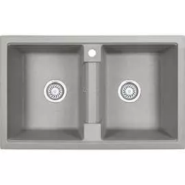 Кварцевая кухонная мойка GRANULA GR-8101