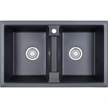 Кварцевая кухонная мойка GRANULA GR-8101