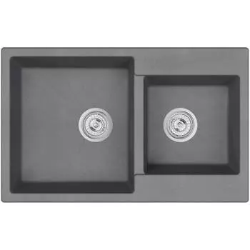 Кварцевая мойка EMAR EMQ-2800.Q Антрацит