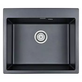 Кварцевая мойка Paulmark KANTE PM106052-BLM