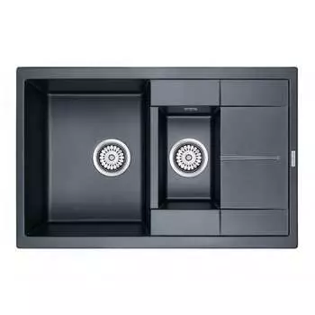 Кварцевая мойка Paulmark FESTE PM237850-BLM